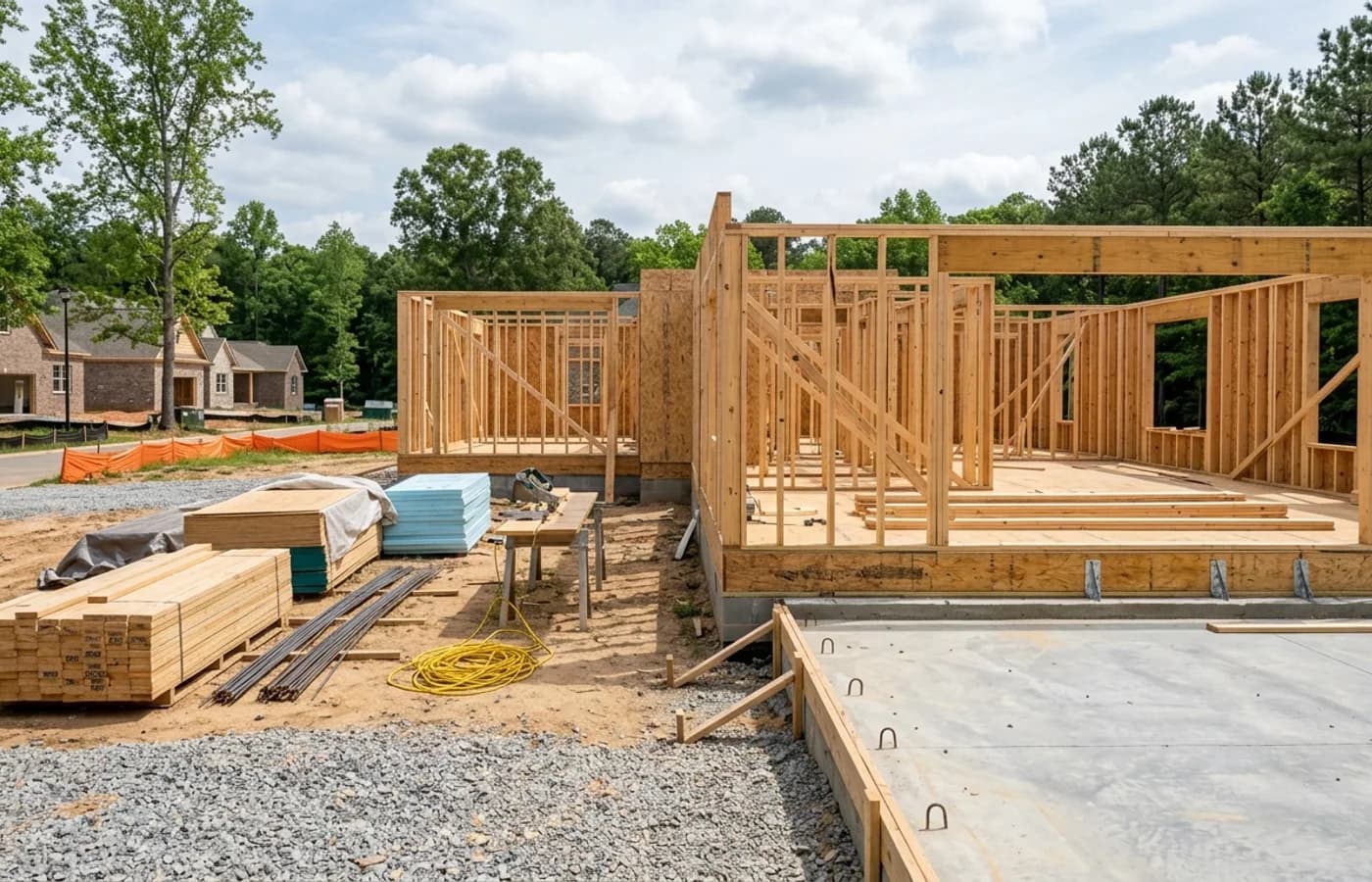 AI-generated realistic process project image for The Major Phases of a Typical Construction Project