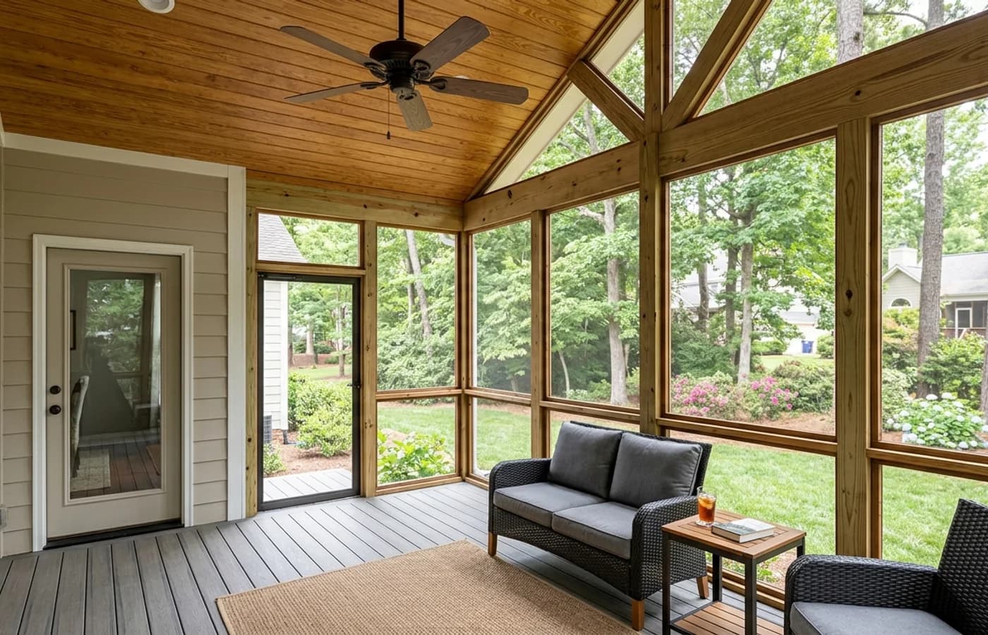 AI-generated realistic planning image for How Much Does a Screened Porch Cost in Durham NC?