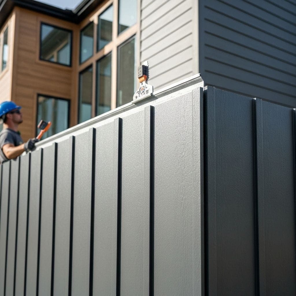 Modern siding installation and exterior upgrade by Build Moore Exteriors